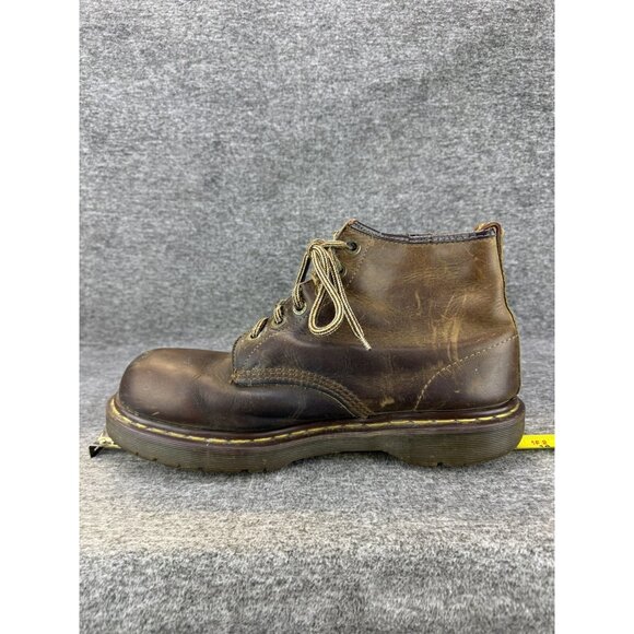 ✅VTG Y2K Doc Dr Martens Brown Leather Boots Mens 12 Crazy Horse *SEE MEASUREMENT - Picture 7 of 13